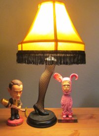 "A Christmas Story" leg lamp and Bobbleheads. Daniel Wilson | daniel.wilson8504@yahoo.com
